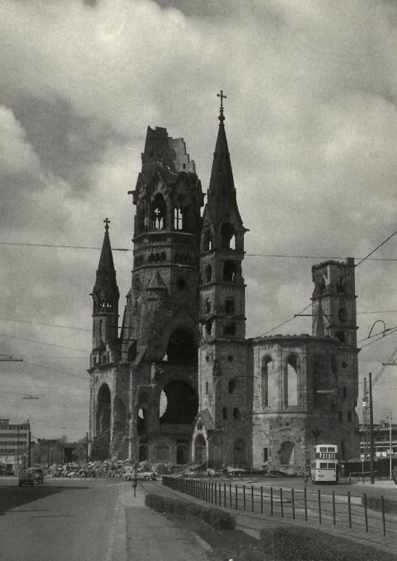 Kaiser Wilhelm Church, 1950 - unknown photographer