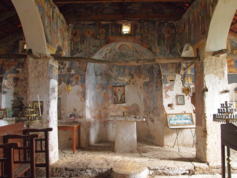 Sagiada church interior