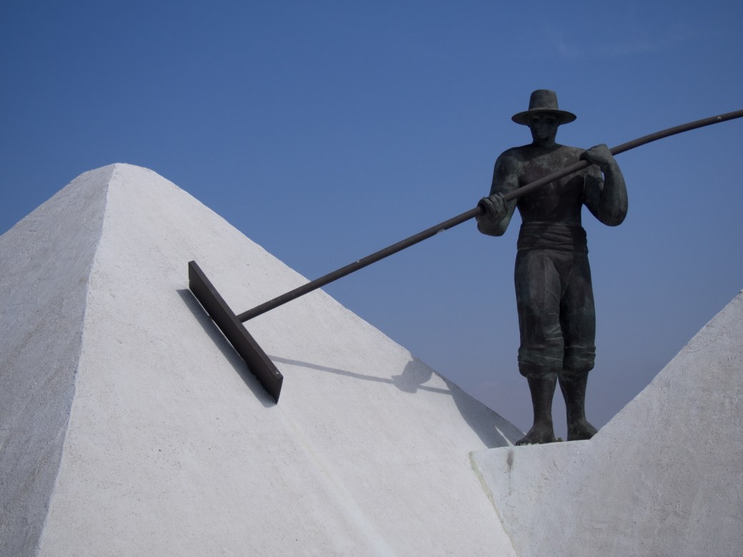 Salt sculpture - Bay of Cadiz